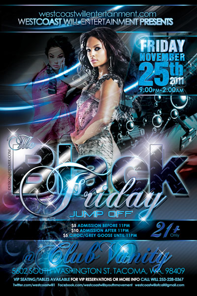 Black Club Flyers