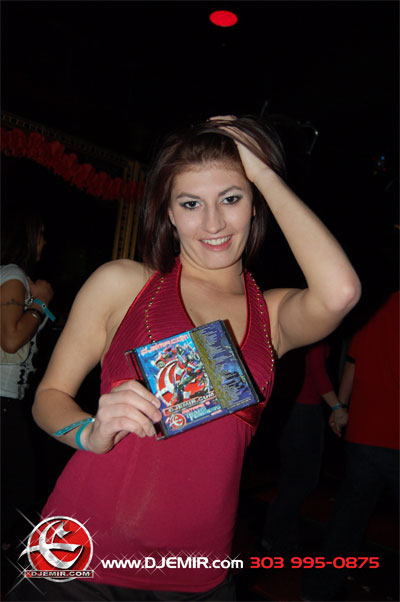DJ Emir Transformers Mixtape Fans chilling at Crave Nightclub Valentines day posing with her favorite mixtape