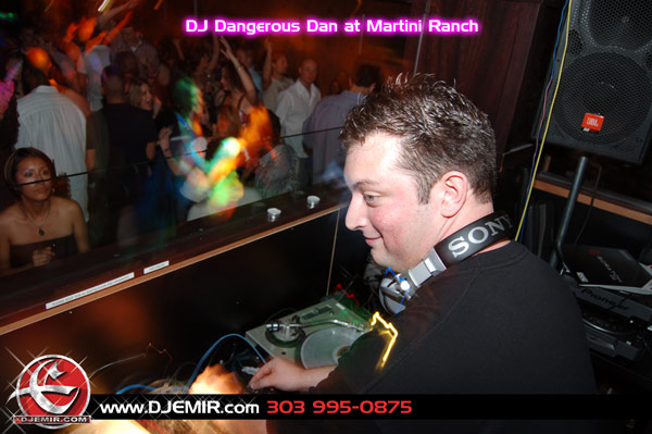 DJ Dangerous Dan at Denver's Martini Ranch nightclub