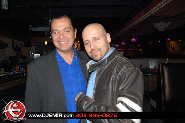 Oasis Nightclub Owner Ashraf and DJ Emir at Oasis Nightclub Denver
