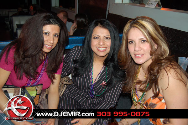 Ladies with DJ Emir Mixtapes at Roxy Nightclub Denver Fat Tuesday Party