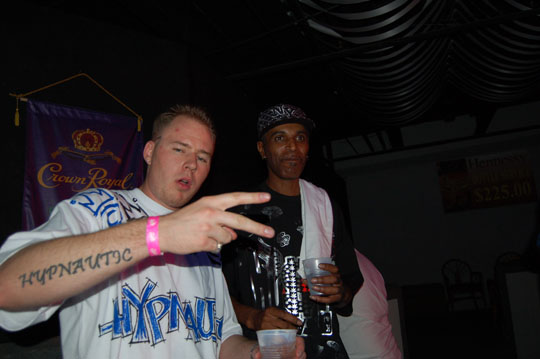 Hypnautic Backstage at Paul wall concert