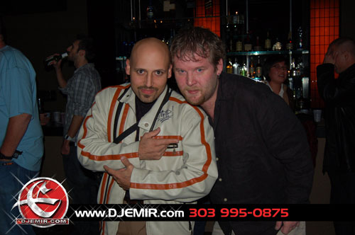 DJ Emir and Ryan Dykstra at Wish Nightclub Maxim Magazine Photo Shoot Party