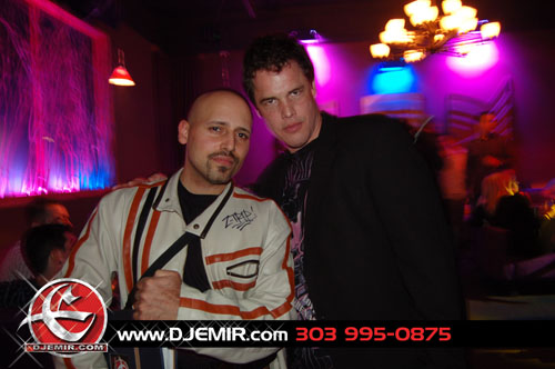Wish Nightclub DJ Emir with Kevin Larson at Wish Nightclub Maxim Magazine Photo Shoot Party
