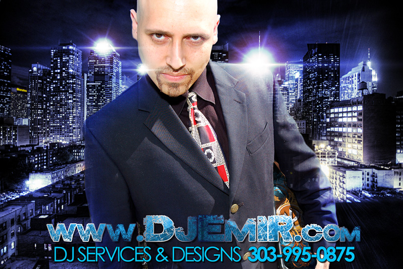 Denver DJ Emir Mixtapes New York City Rooftop Picture in Suit