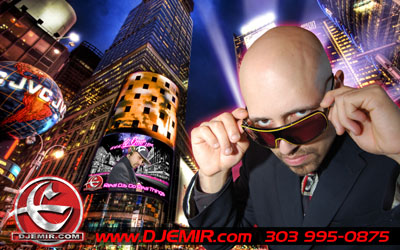 DJ Emir Santana Mixtapes Times Square New York Sunglasses