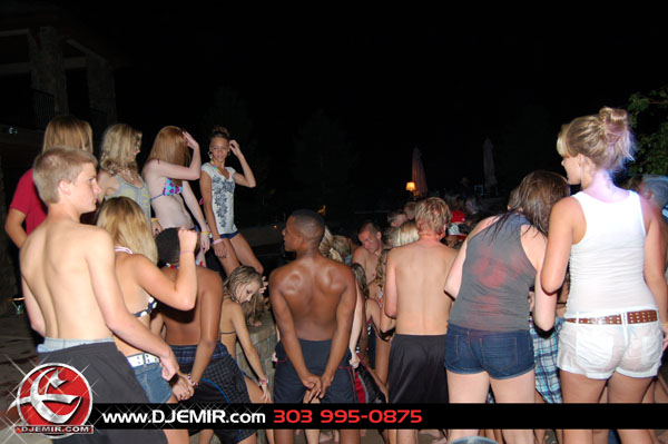 Epic Back to School Mansion Pool Party Parker Colorado at Pradera w DJ Emir