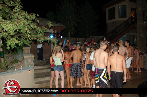 Epic Back to School Mansion Pool Party Parker Colorado at Pradera w DJ Emir