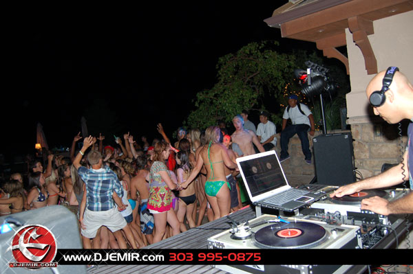 Epic Back to School Mansion Pool Party Parker Colorado at Pradera w DJ Emir