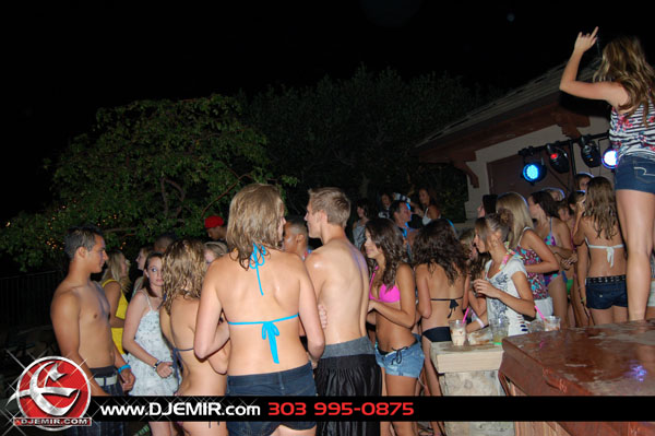 Epic Back to School Mansion Pool Party Parker Colorado at Pradera w DJ Emir