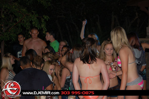 Epic Back to School Mansion Pool Party Parker Colorado at Pradera w DJ Emir