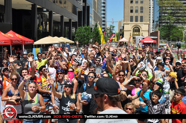 Urban Assault Ride Event at Skyline Park 16th Street Mall Denver CO with DJ Emir Santana